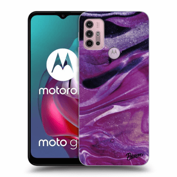 Picasee ULTIMATE CASE pro Motorola Moto G30 - Purple glitter