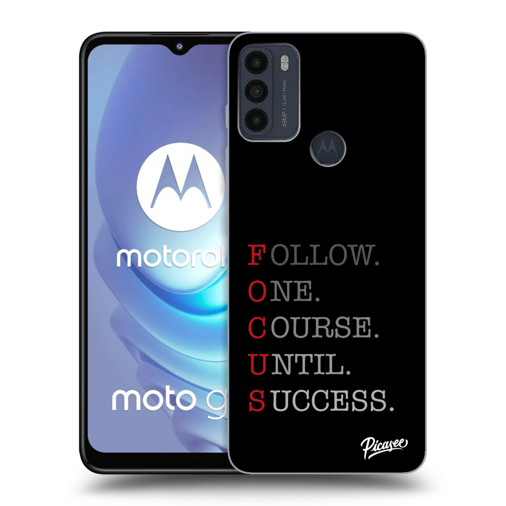 Picasee silikónový čierny obal pre Motorola Moto G50 - Focus
