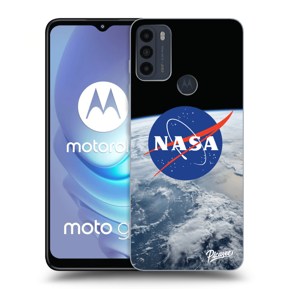 Picasee silikónový čierny obal pre Motorola Moto G50 - Nasa Earth