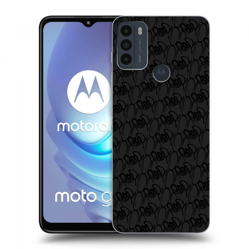 Picasee silikónový čierny obal pre Motorola Moto G50 - Separ - Black On Black 2