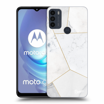 Obal pre Motorola Moto G50 - White tile
