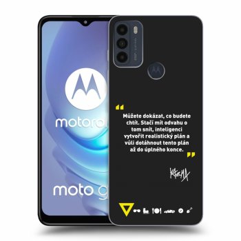 Picasee silikónový čierny obal pre Motorola Moto G50 - Kazma - MŮŽETE DOKÁZAT, CO BUDETE CHTÍT