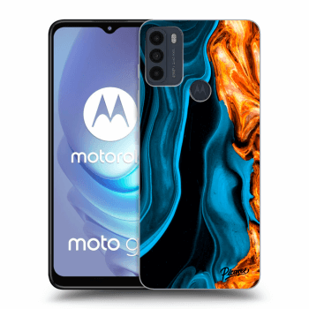 Obal pre Motorola Moto G50 - Gold blue