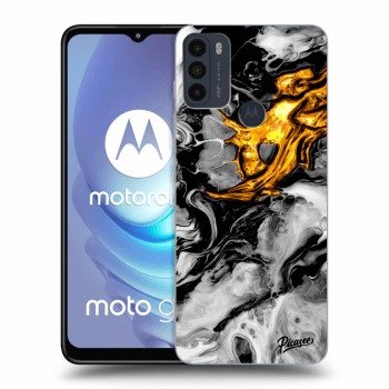 Obal pre Motorola Moto G50 - Black Gold 2
