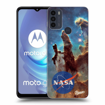 Picasee silikónový čierny obal pre Motorola Moto G50 - Eagle Nebula