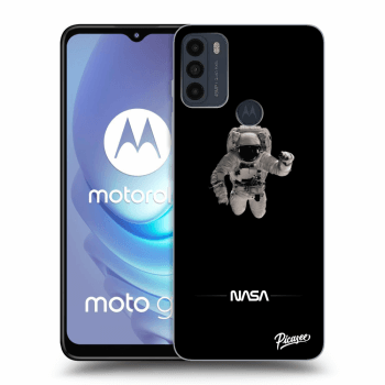 Picasee silikónový čierny obal pre Motorola Moto G50 - Astronaut Minimal