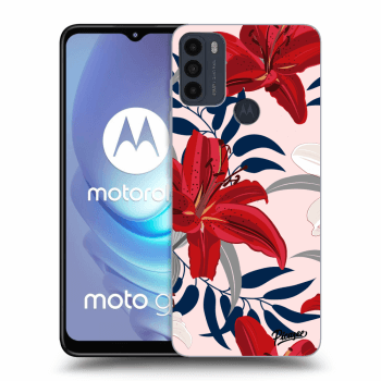 Obal pre Motorola Moto G50 - Red Lily