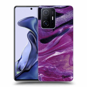 Obal pre Xiaomi 11T - Purple glitter