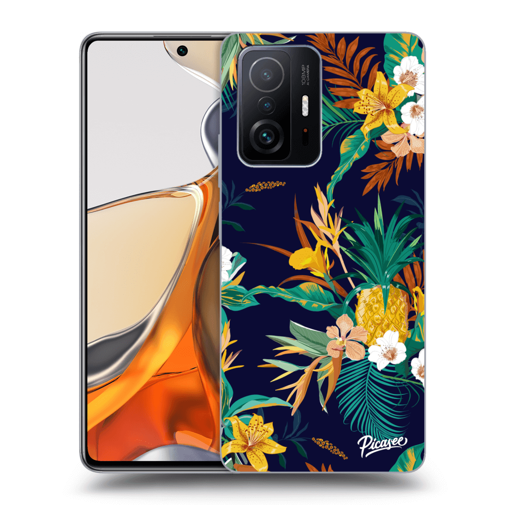 Picasee silikónový prehľadný obal pre Xiaomi 11T Pro - Pineapple Color