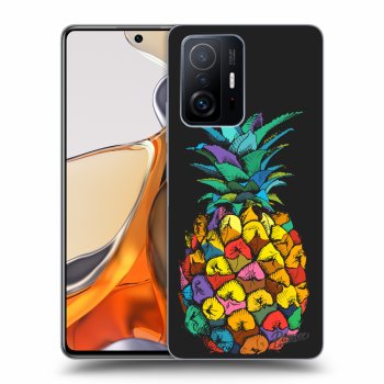 Picasee silikónový čierny obal pre Xiaomi 11T Pro - Pineapple