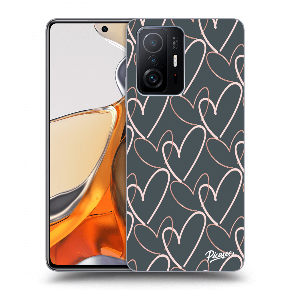 Picasee silikónový prehľadný obal pre Xiaomi 11T Pro - Lots of love