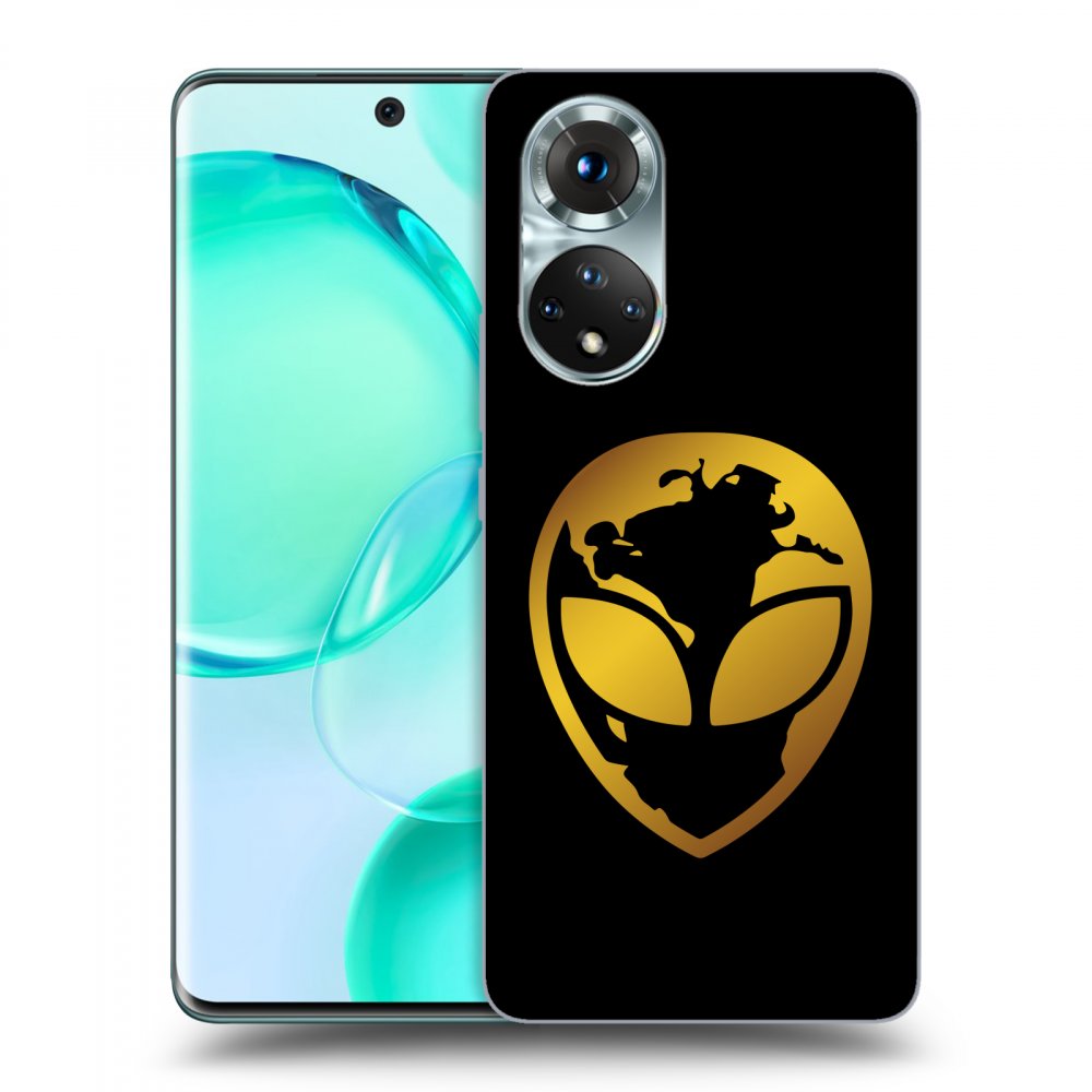 Picasee ULTIMATE CASE pro Honor 50 5G - EARTH - Gold Alien 3.0