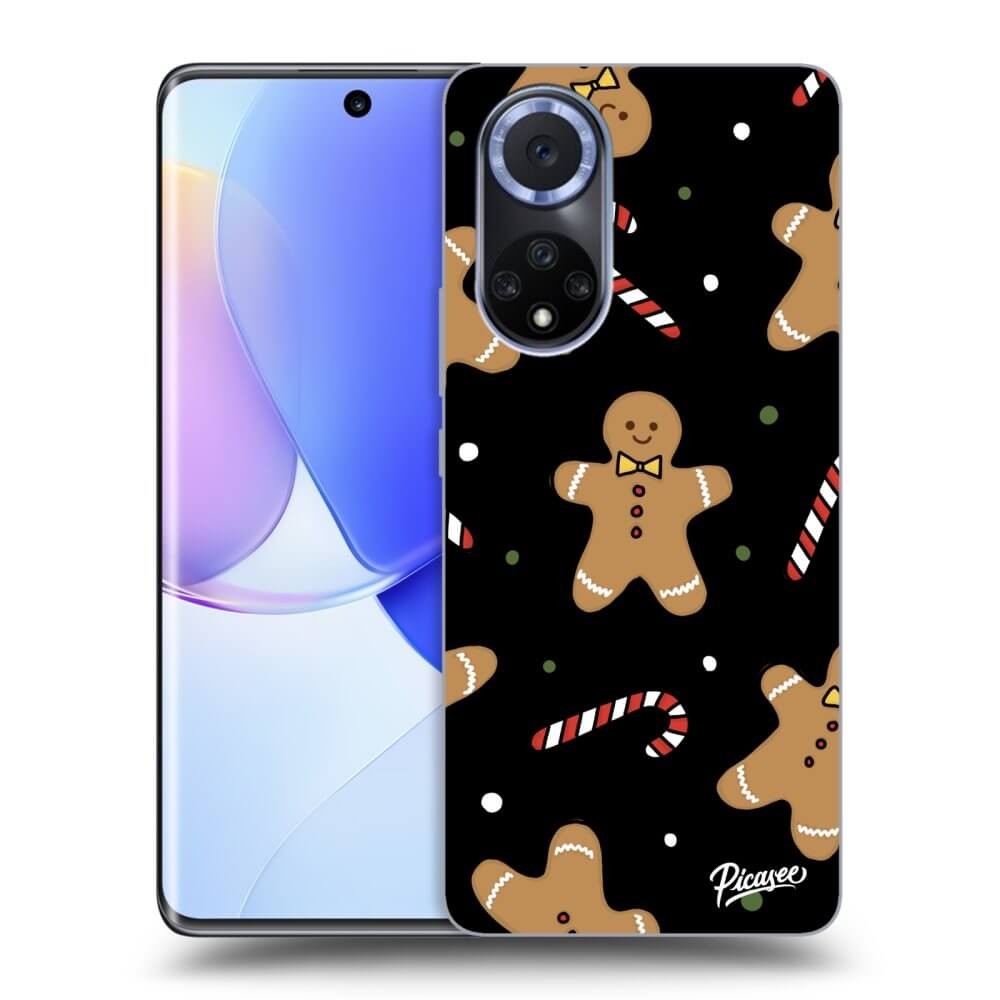Picasee silikónový čierny obal pre Huawei Nova 9 - Gingerbread