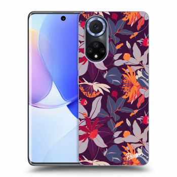 Obal pre Huawei Nova 9 - Purple Leaf