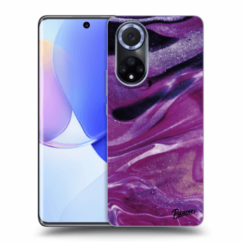 Obal pre Huawei Nova 9 - Purple glitter