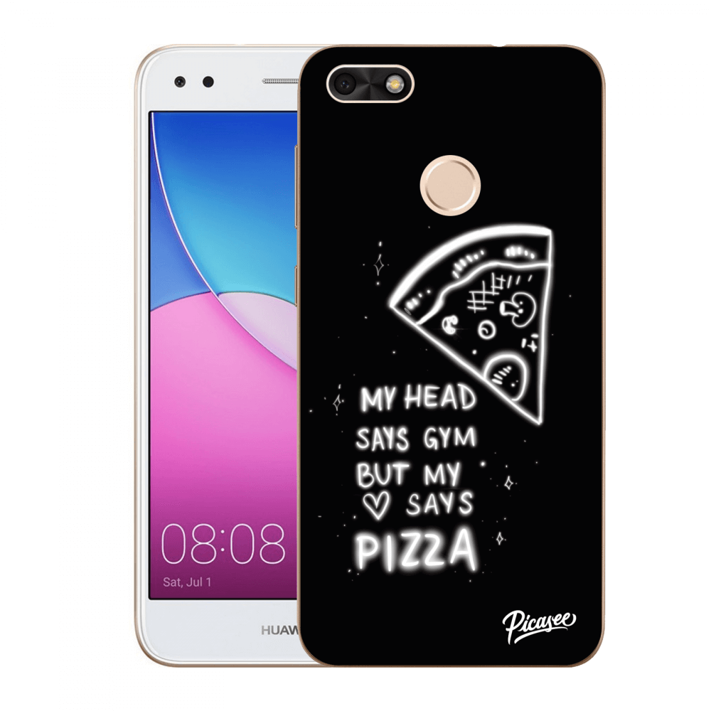 Picasee silikónový prehľadný obal pre Huawei P9 Lite Mini - Pizza