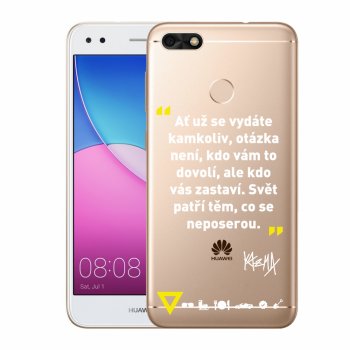 Obal pre Huawei P9 Lite Mini - Kazma - SVĚT PATŘÍ TĚM, CO SE NEPOSEROU