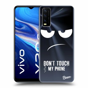 Picasee silikónový prehľadný obal pre Vivo Y20s - Don't Touch My Phone