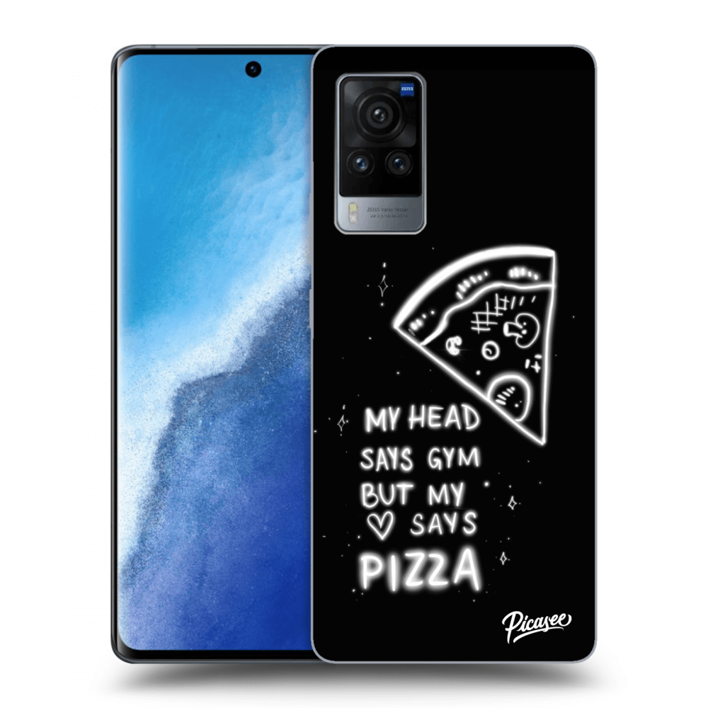 Picasee silikónový prehľadný obal pre Vivo X60 Pro 5G - Pizza