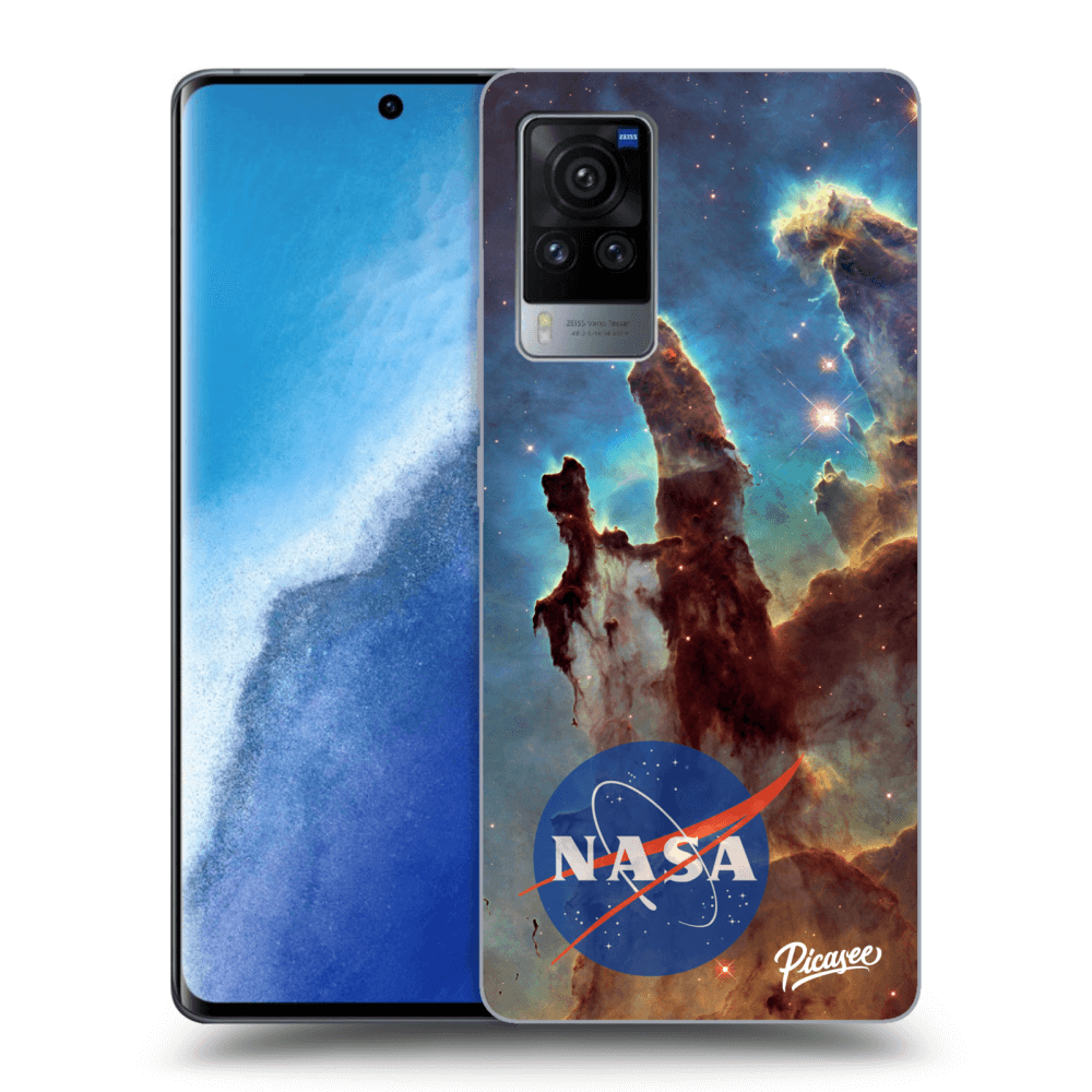 Picasee silikónový čierny obal pre Vivo X60 Pro 5G - Eagle Nebula