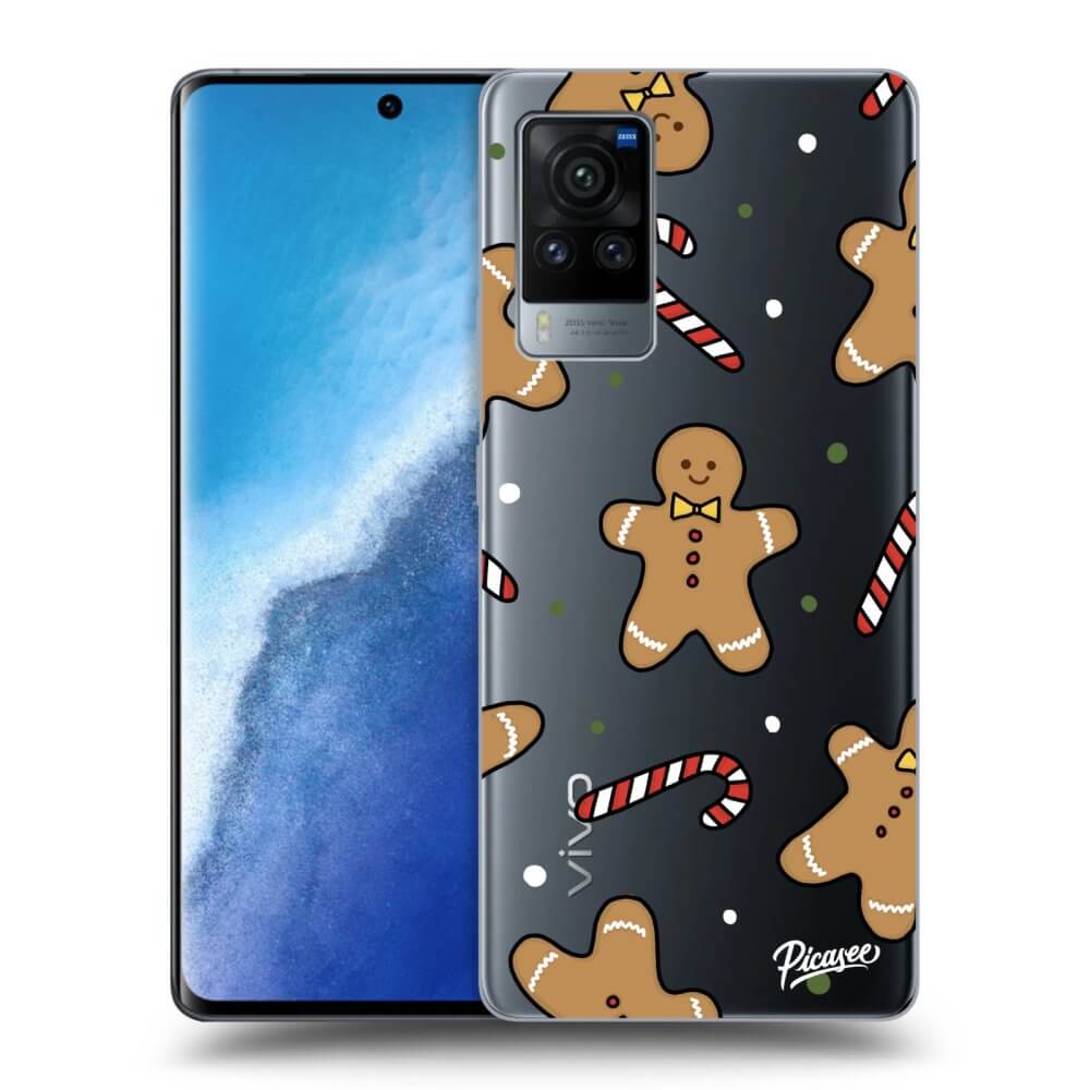 Picasee silikónový prehľadný obal pre Vivo X60 Pro 5G - Gingerbread