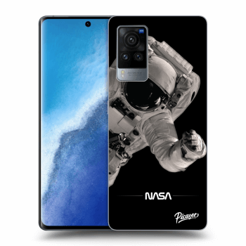Picasee silikónový čierny obal pre Vivo X60 Pro 5G - Astronaut Big