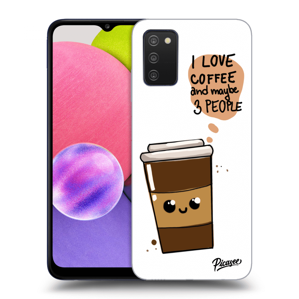 Picasee ULTIMATE CASE pro Samsung Galaxy A03s A037G - Cute coffee