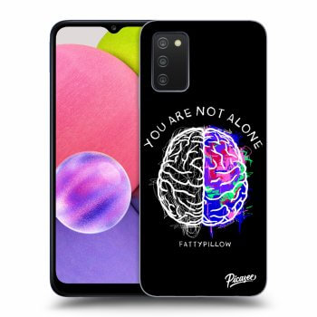 Obal pre Samsung Galaxy A03s A037G - Brain - White