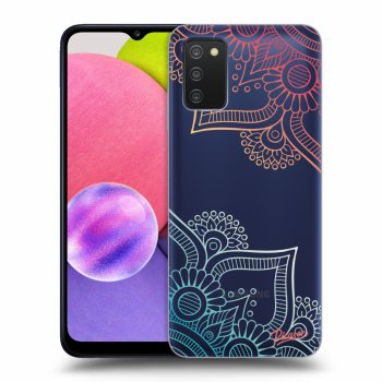 Obal pre Samsung Galaxy A03s A037G - Flowers pattern