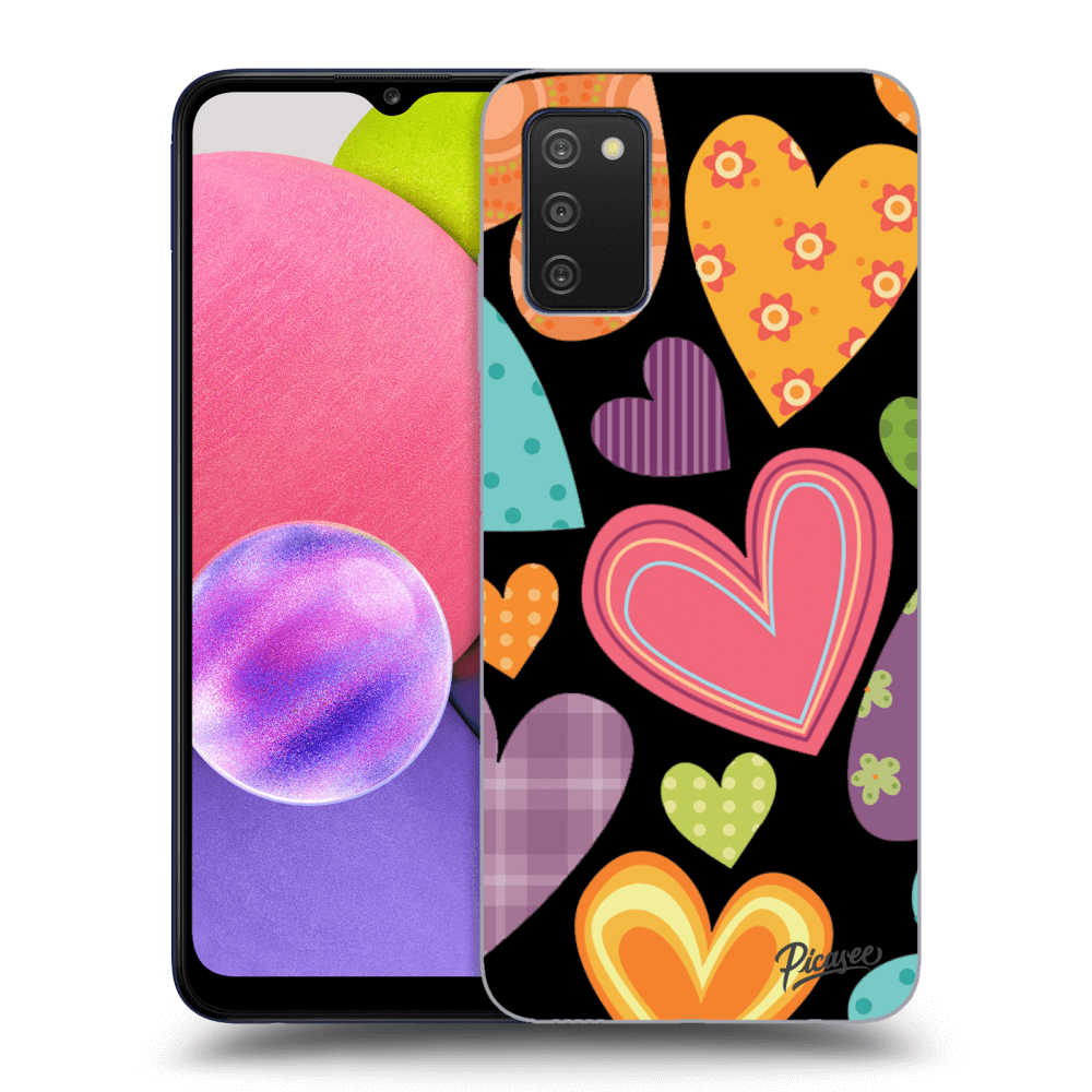 Picasee ULTIMATE CASE pro Samsung Galaxy A03s A037G - Colored heart