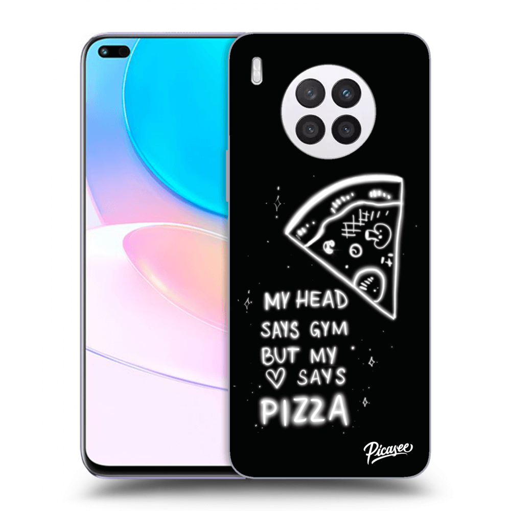 Picasee silikónový prehľadný obal pre Huawei Nova 8i - Pizza
