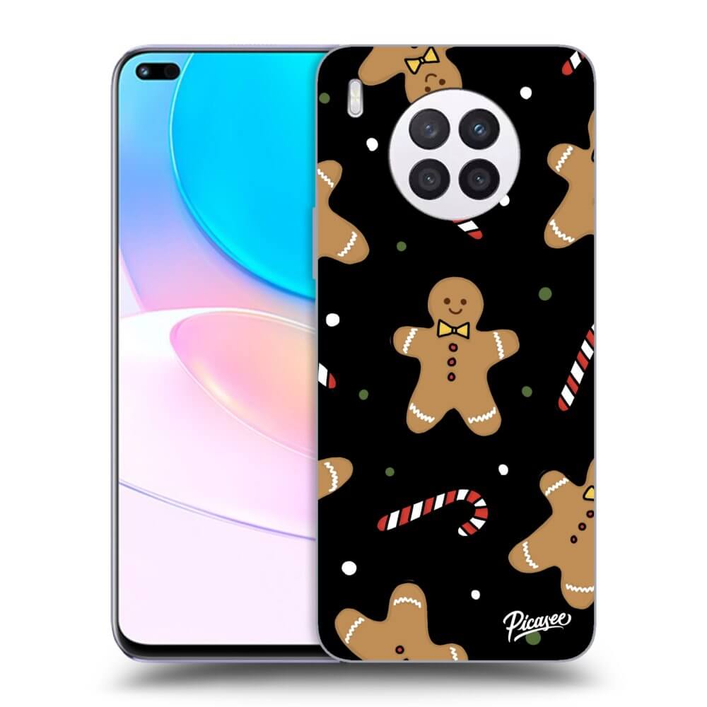 Picasee silikónový čierny obal pre Huawei Nova 8i - Gingerbread