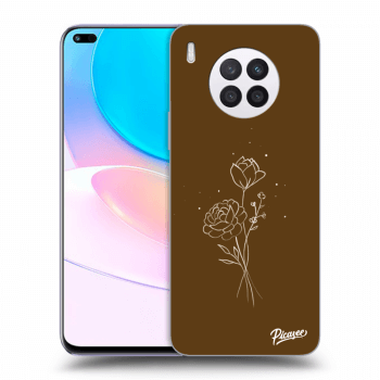 Picasee ULTIMATE CASE pro Huawei Nova 8i - Brown flowers