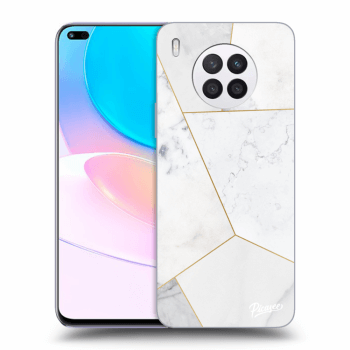 Obal pre Huawei Nova 8i - White tile