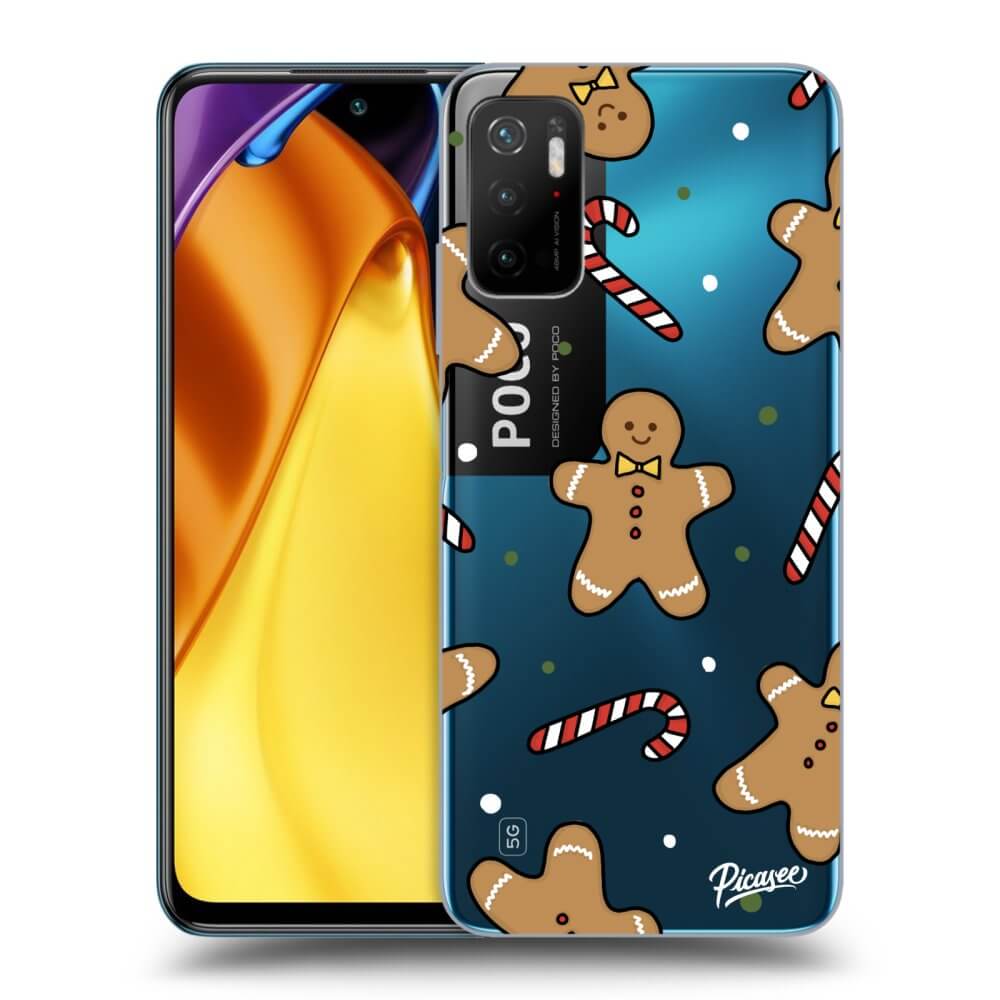 Picasee silikónový prehľadný obal pre Xiaomi Poco M3 Pro 5G - Gingerbread