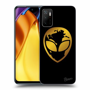 Obal pre Xiaomi Poco M3 Pro 5G - EARTH - Gold Alien 3.0