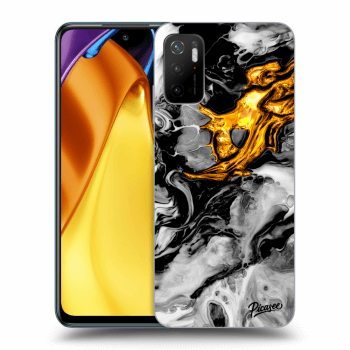 Obal pre Xiaomi Poco M3 Pro 5G - Black Gold 2