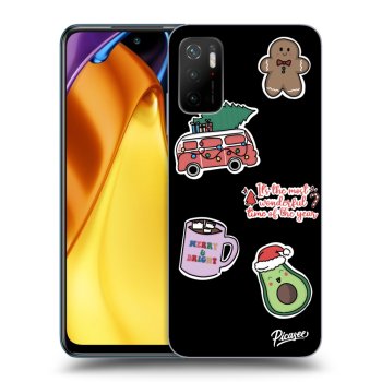 Obal pre Xiaomi Poco M3 Pro 5G - Christmas Stickers