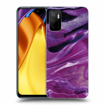 Obal pre Xiaomi Poco M3 Pro 5G - Purple glitter