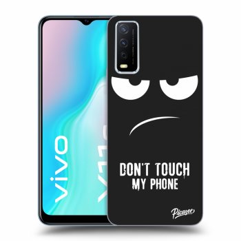 Picasee silikónový čierny obal pre Vivo Y11s - Don't Touch My Phone