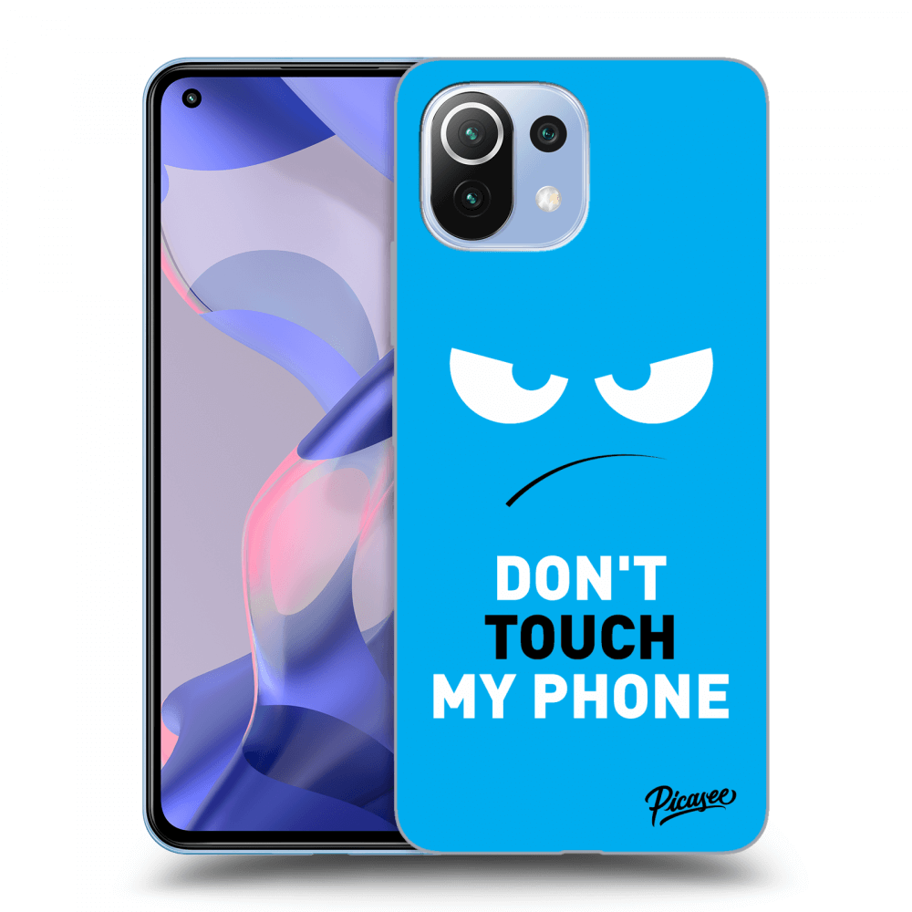 Picasee ULTIMATE CASE pro Xiaomi 11 Lite 5G NE - Angry Eyes - Blue