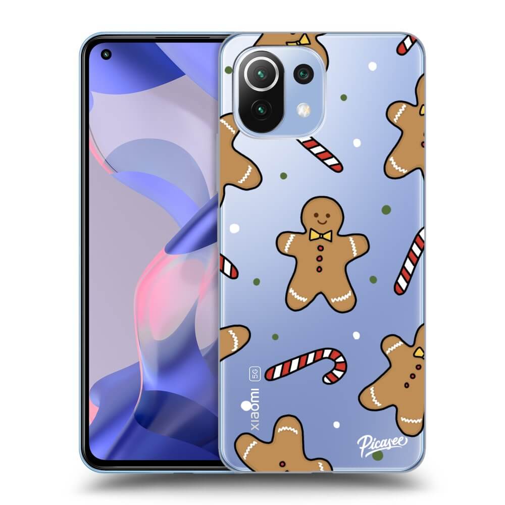 Picasee silikónový prehľadný obal pre Xiaomi 11 Lite 5G NE - Gingerbread