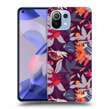 Obal pre Xiaomi 11 Lite 5G NE - Purple Leaf