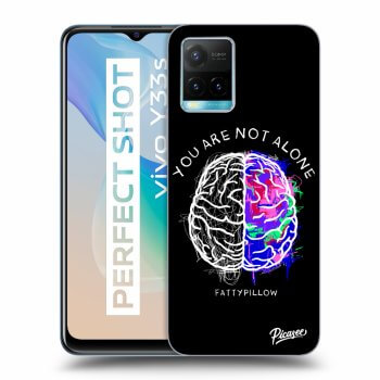 Picasee silikónový čierny obal pre Vivo Y33s - Brain - White