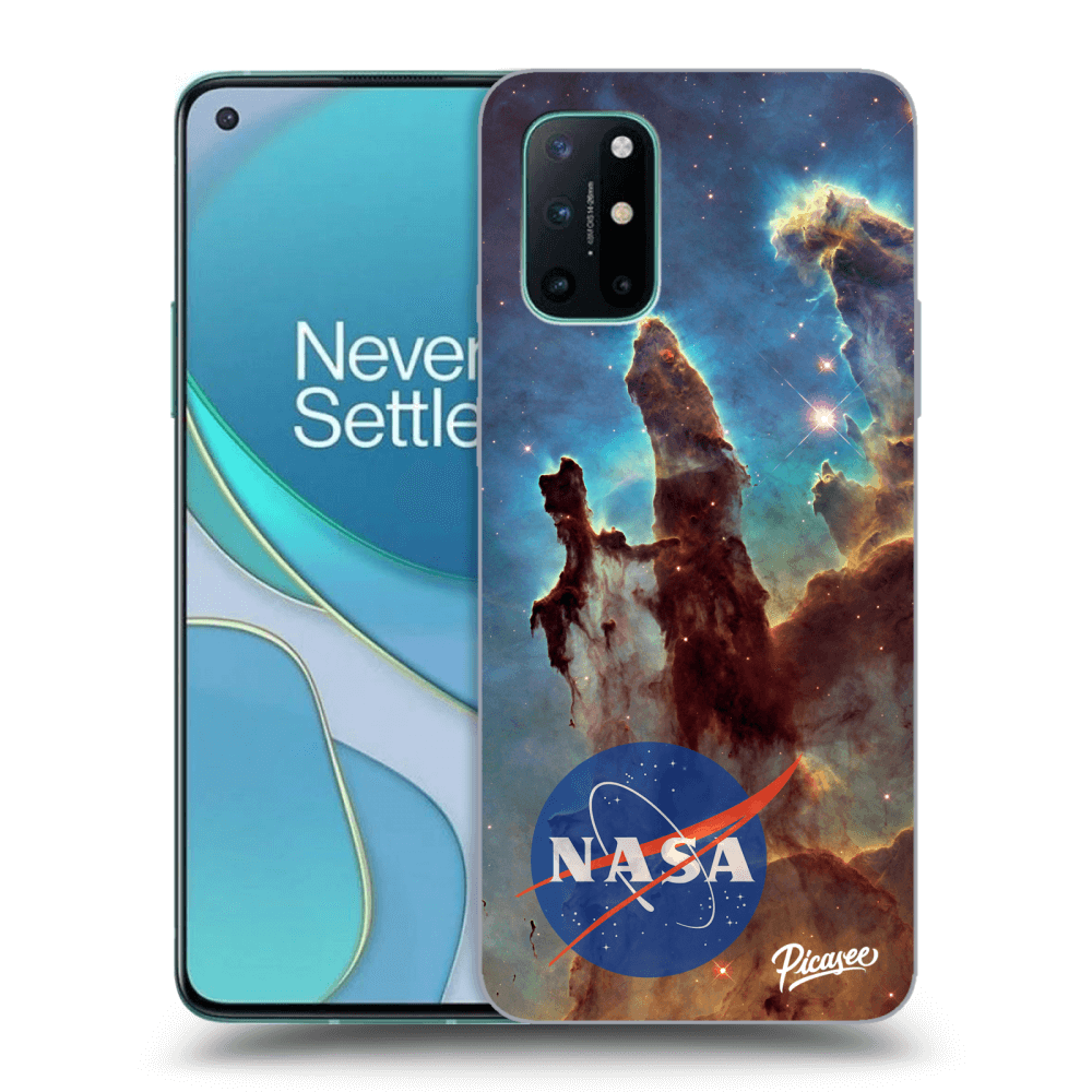 Picasee silikónový čierny obal pre OnePlus 8T - Eagle Nebula