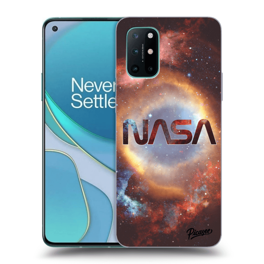 Picasee silikónový čierny obal pre OnePlus 8T - Nebula