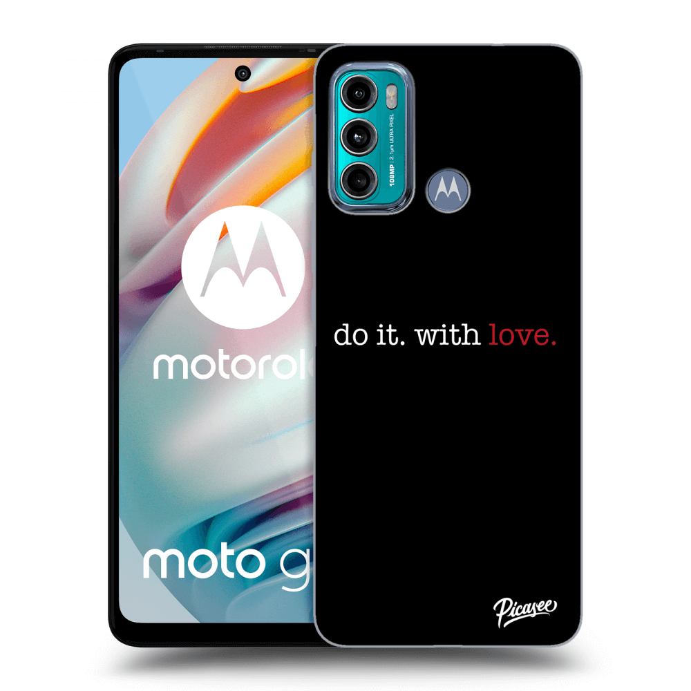 Picasee silikónový prehľadný obal pre Motorola Moto G60 - Do it. With love.