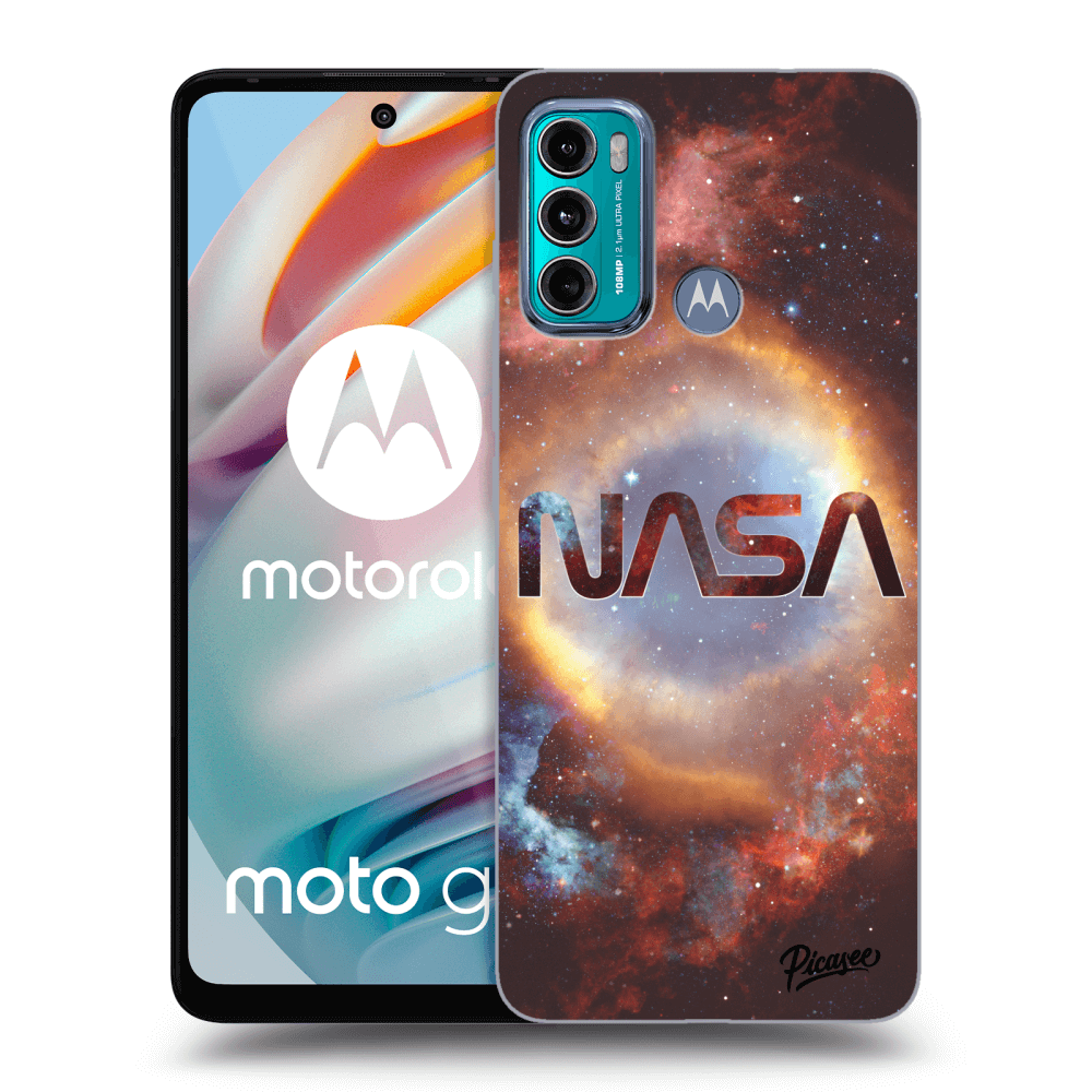 Picasee silikónový čierny obal pre Motorola Moto G60 - Nebula