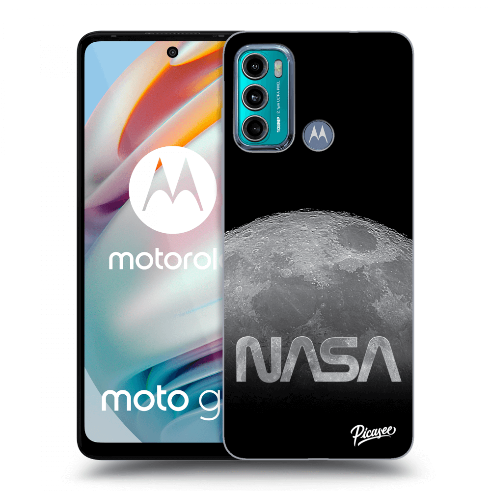 Picasee silikónový prehľadný obal pre Motorola Moto G60 - Moon Cut