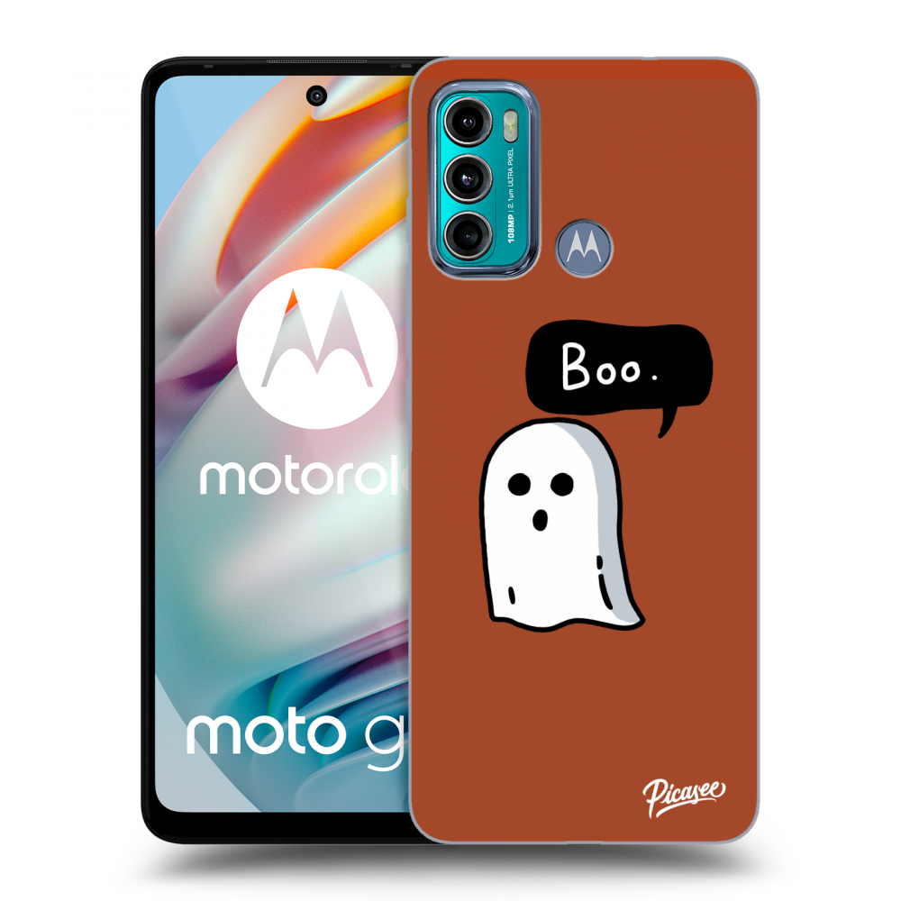 Picasee silikónový prehľadný obal pre Motorola Moto G60 - Boo